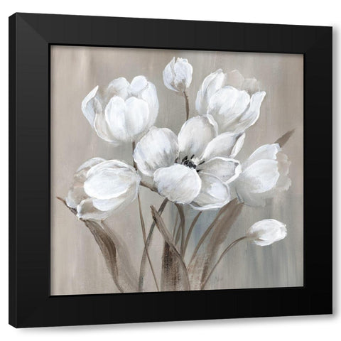 Wild Spring Black Modern Wood Framed Art Print with Double Matting by Nan