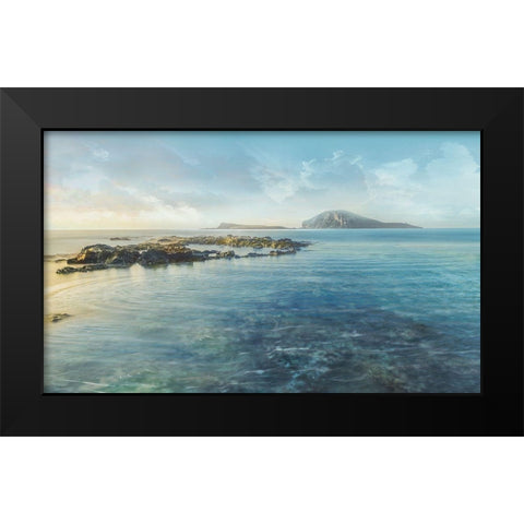 Faraway Black Modern Wood Framed Art Print by Calascibetta, Mike