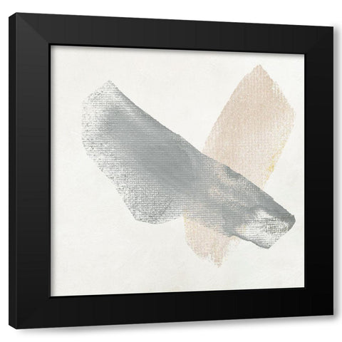 Soft Stroke II Black Modern Wood Framed Art Print by Jill, Susan