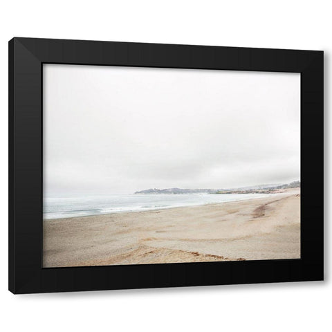 Carmel Beach Black Modern Wood Framed Art Print by Delimont, Danita