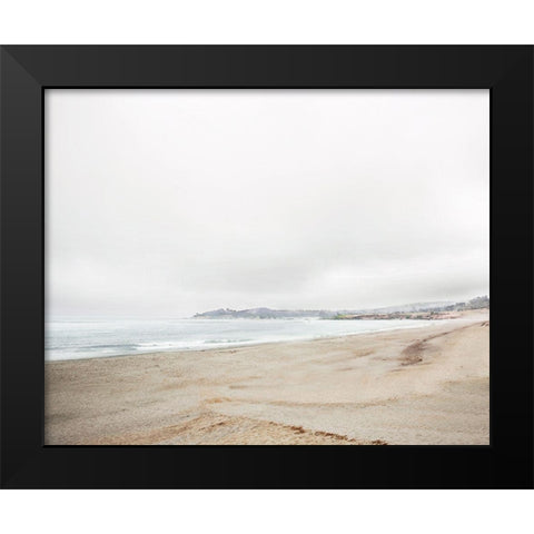 Carmel Beach Black Modern Wood Framed Art Print by Delimont, Danita