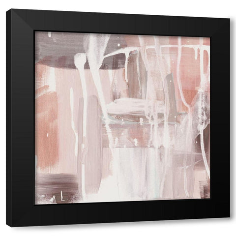 Pink Sky at Night II Black Modern Wood Framed Art Print with Double Matting by Jill, Susan