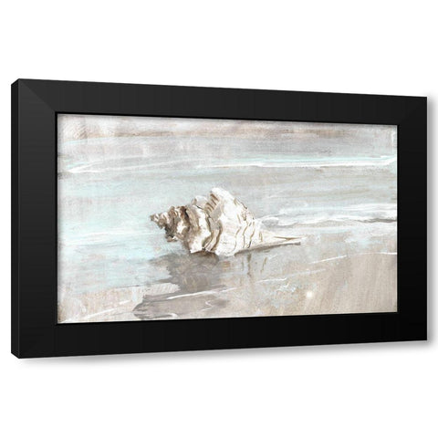 Wahsed Ashore I Black Modern Wood Framed Art Print by Swatland, Sally