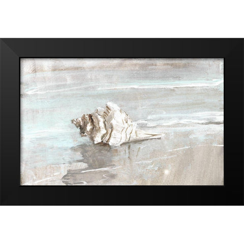 Wahsed Ashore I Black Modern Wood Framed Art Print by Swatland, Sally