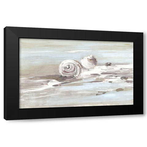 Washed Ashore II Black Modern Wood Framed Art Print with Double Matting by Swatland, Sally