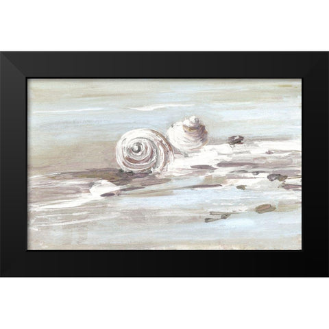 Washed Ashore II Black Modern Wood Framed Art Print by Swatland, Sally