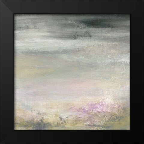 Abstracted Garden Black Modern Wood Framed Art Print by Robinson, Carol