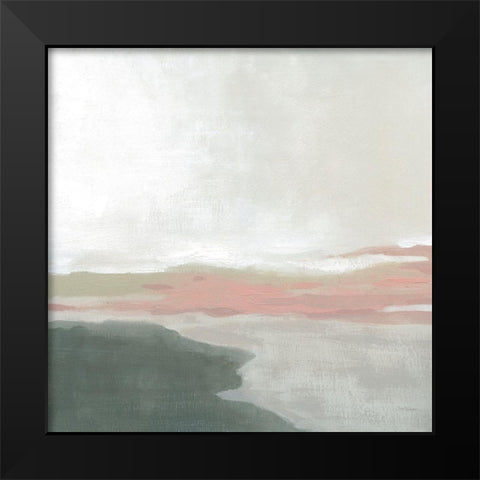 Still Lake Black Modern Wood Framed Art Print by Robinson, Carol