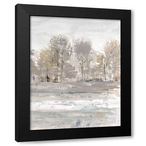 Meadows Edge I Black Modern Wood Framed Art Print by Jill, Susan