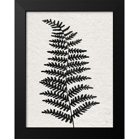 Forest Fern II Black Modern Wood Framed Art Print by Jill, Susan