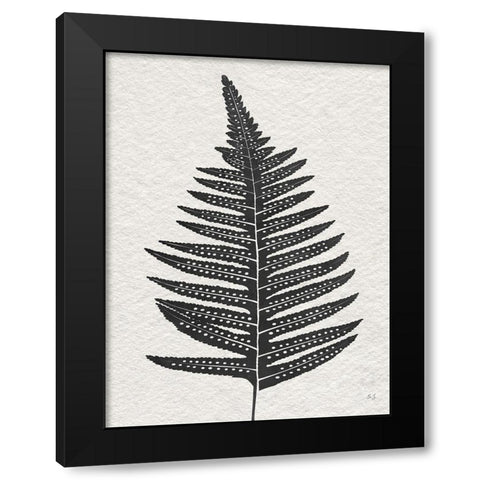 Forest Fern IV Black Modern Wood Framed Art Print with Double Matting by Jill, Susan