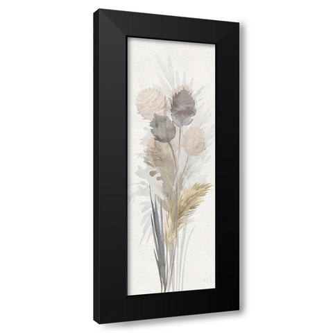 Cattail Road II Black Modern Wood Framed Art Print with Double Matting by Jill, Susan