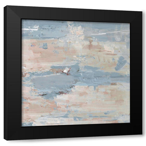 Pastel Water Garden Black Modern Wood Framed Art Print with Double Matting by Swatland, Sally