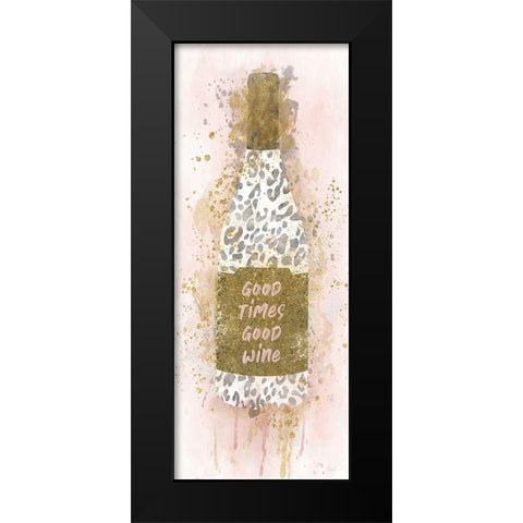 Good Times Black Modern Wood Framed Art Print by Carpentieri, Natalie