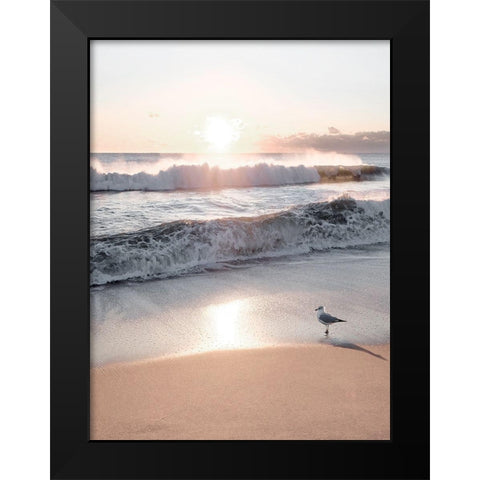 Morning Contemplation Black Modern Wood Framed Art Print by Carpentieri, Natalie