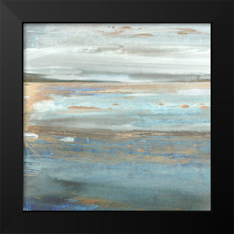 White Roe Morning I Black Modern Wood Framed Art Print by Jill, Susan