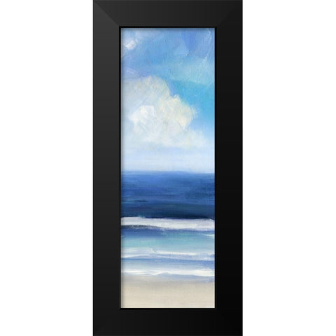 Breaking Waves III Black Modern Wood Framed Art Print by Swatland, Sally