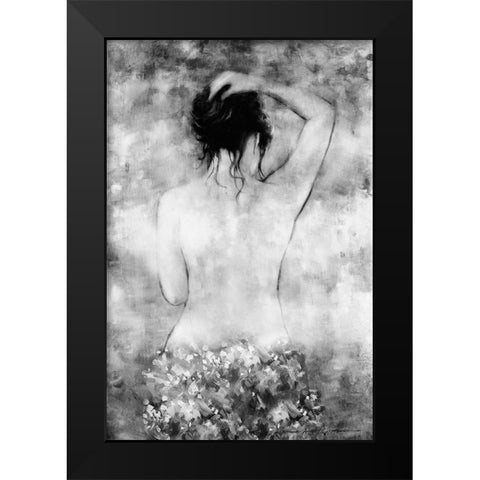 Morning Reflections Black Modern Wood Framed Art Print by Orme, E. Anthony