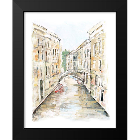 Venice Memories I Black Modern Wood Framed Art Print by Swatland, Sally