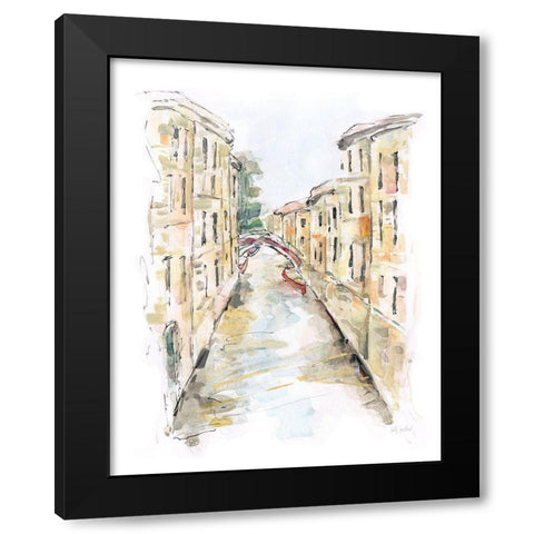 Venice Memories II Black Modern Wood Framed Art Print with Double Matting by Swatland, Sally