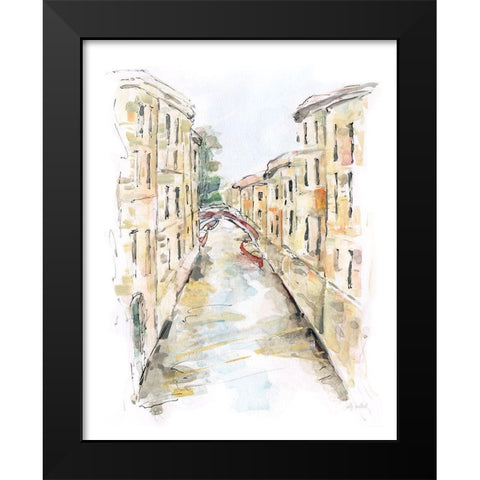 Venice Memories II Black Modern Wood Framed Art Print by Swatland, Sally