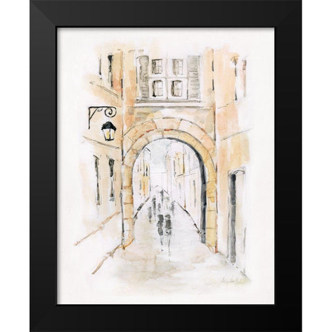 Venice Market Day II Black Modern Wood Framed Art Print by Swatland, Sally