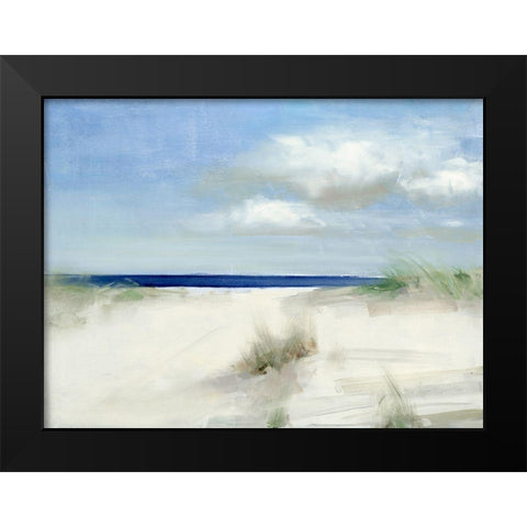 Belleair Beach Black Modern Wood Framed Art Print by Swatland, Sally