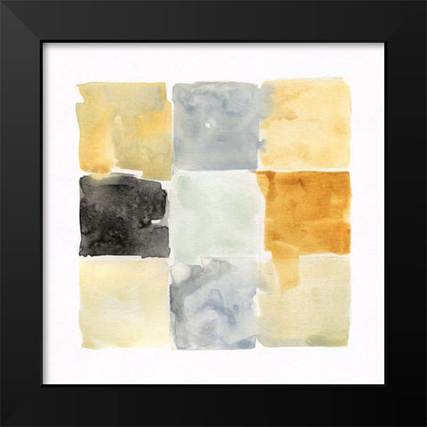 Neutral Line II Black Modern Wood Framed Art Print by Swatland, Sally