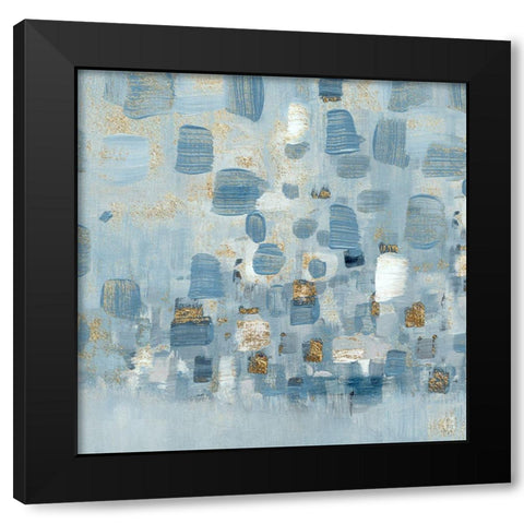 Sea Glass Reflection I Black Modern Wood Framed Art Print by Jill, Susan