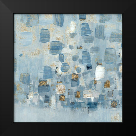 Sea Glass Reflection I Black Modern Wood Framed Art Print by Jill, Susan