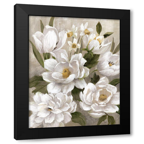 Sweet Spring Day Black Modern Wood Framed Art Print with Double Matting by Nan