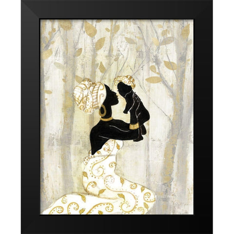 The Next Generation of Me Black Modern Wood Framed Art Print by Tava Studios