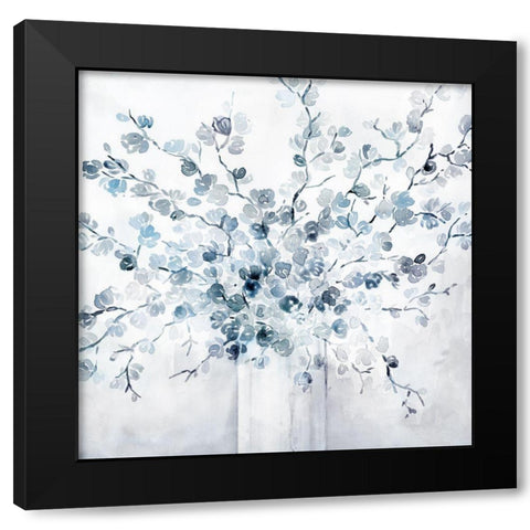 Sky Blossoms Black Modern Wood Framed Art Print with Double Matting by Brockmon, Kristen