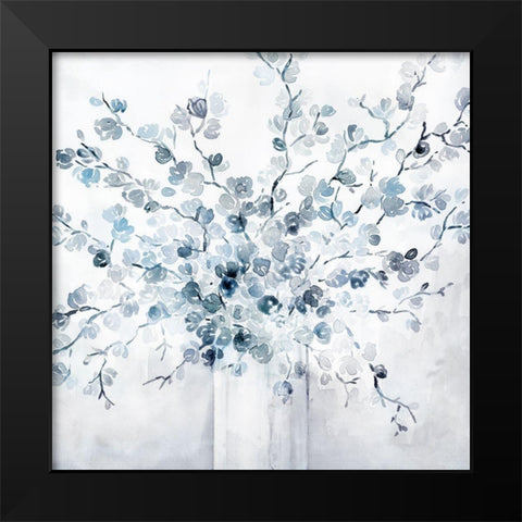 Sky Blossoms Black Modern Wood Framed Art Print by Brockmon, Kristen