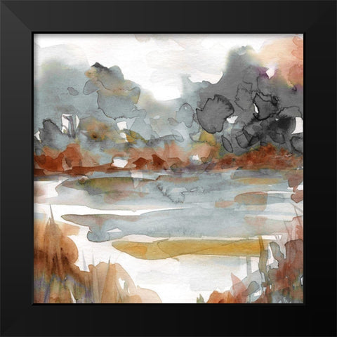 Sandstone and Sediment II Black Modern Wood Framed Art Print by Robinson, Carol