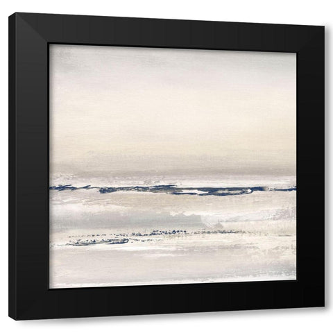 Distant Fog I Black Modern Wood Framed Art Print with Double Matting by Tava Studios
