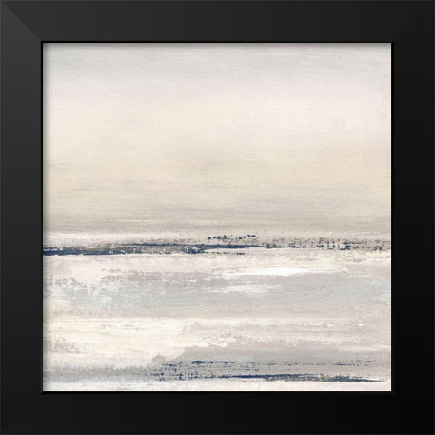Distant Fog II Black Modern Wood Framed Art Print by Tava Studios