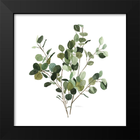 Bunchy Botanical II Black Modern Wood Framed Art Print by Robinson, Carol