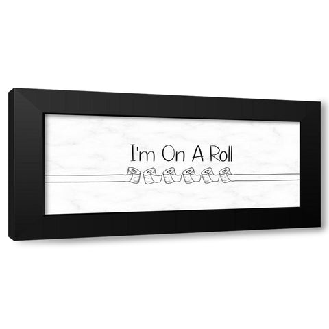 Im On A Roll Black Modern Wood Framed Art Print with Double Matting by Jill, Susan