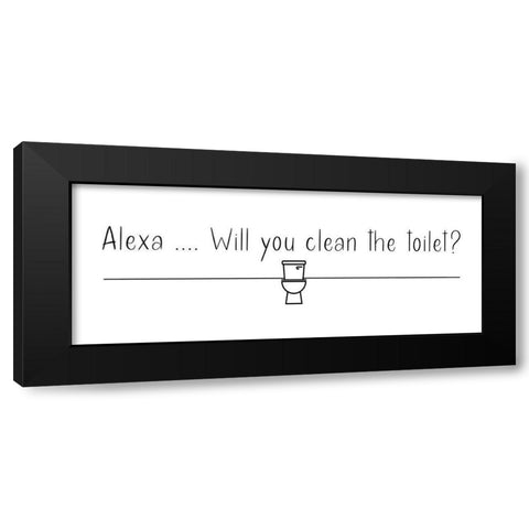 Alexa ... Black Modern Wood Framed Art Print with Double Matting by Jill, Susan