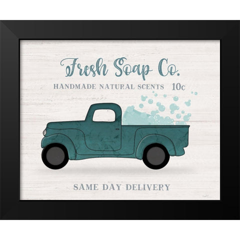 Fresh Soap Black Modern Wood Framed Art Print by Carpentieri, Natalie