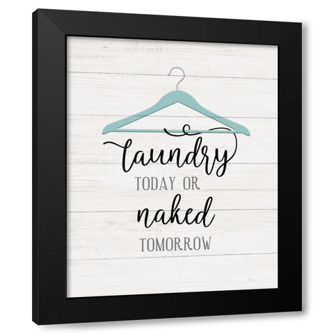 Naked Tomorrow Black Modern Wood Framed Art Print by Carpentieri, Natalie