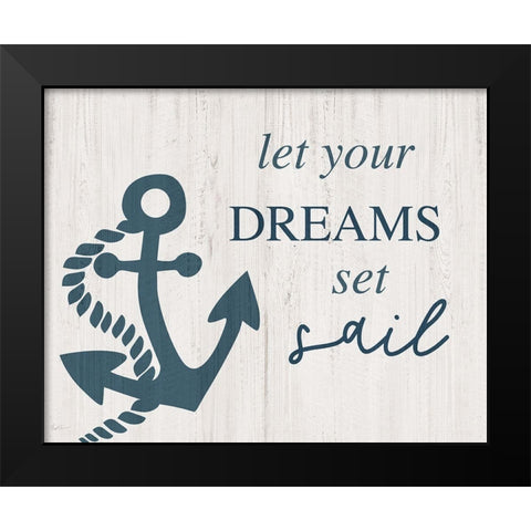 Dreams Set Black Modern Wood Framed Art Print by Carpentieri, Natalie
