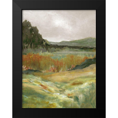 Afternoon Expanse Black Modern Wood Framed Art Print by Robinson, Carol
