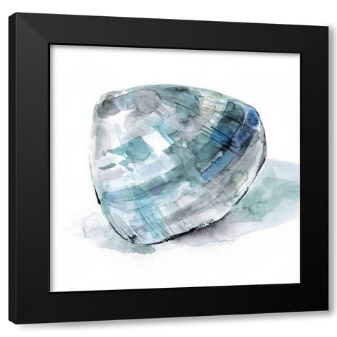 Le Coquillage II Black Modern Wood Framed Art Print by Robinson, Carol