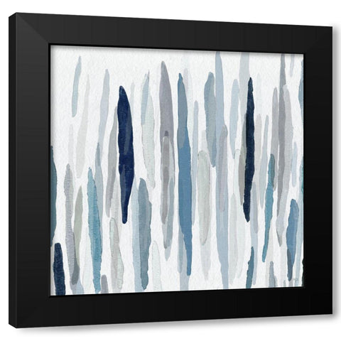 Rhythm and Blues I Black Modern Wood Framed Art Print with Double Matting by Jill, Susan
