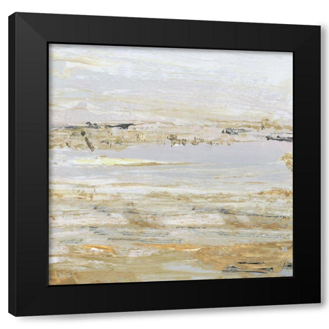 Valley Overlook Black Modern Wood Framed Art Print with Double Matting by Jill, Susan