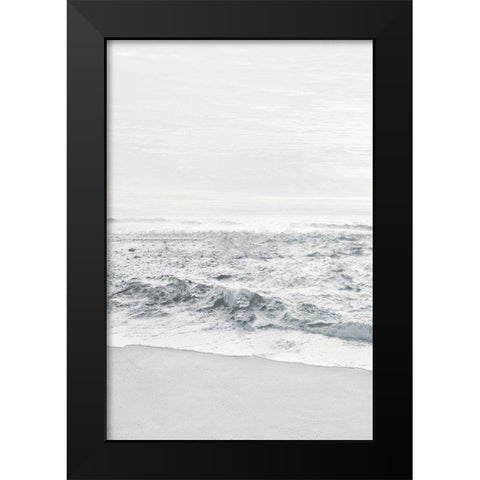 Gentle Tides II Black Modern Wood Framed Art Print by Carpentieri, Natalie