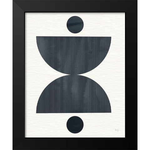 Eclipse II Black Modern Wood Framed Art Print by Jill, Susan