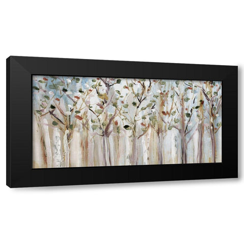 Spring Day Black Modern Wood Framed Art Print by Jill, Susan